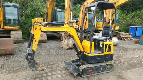 2021 LM10 rubber tracked excavator with 3 x buckets, blade & piped (s/n 21A200710) (All hour and odometer readings are unverified and unwarranted)