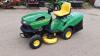 2008 JOHN DEERE LR135 hydrostatic petrol mower c/w collector S/n:082121