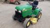 JOHN DEERE 455 22hp 3 cylinder diesel hydrostatic tractor c/w 48'' mid mount mower, rear discharge (s/n MOO455B020121) - 2