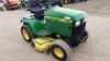 JOHN DEERE 455 22hp 3 cylinder diesel hydrostatic tractor c/w 48'' mid mount mower, rear discharge (s/n MOO455B020121) - 3