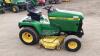 JOHN DEERE 455 22hp 3 cylinder diesel hydrostatic tractor c/w 48'' mid mount mower, rear discharge (s/n MOO455B020121) - 4