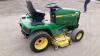 JOHN DEERE 455 22hp 3 cylinder diesel hydrostatic tractor c/w 48'' mid mount mower, rear discharge (s/n MOO455B020121) - 5