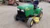 JOHN DEERE 455 22hp 3 cylinder diesel hydrostatic tractor c/w 48'' mid mount mower, rear discharge (s/n MOO455B020121) - 21