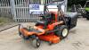 2015 KUBOTA GZD-21 diesel zero turn mower c/w high tip collector S/n:40104