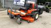 2015 KUBOTA GZD-21 diesel zero turn mower c/w high tip collector S/n:40104 - 25