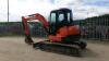 2011 KUBOTA U-40-3 rubber tracked excavator with bucket, blade & piped (s/n 10929) (All hour and odometer readings are unverified and unwarranted) - 3