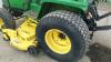 JOHN DEERE 755 4wd diesel hydrostatic compact tractor c/w 60'' mower deck, 3 point linkage, pto & aux hydraulics - 11