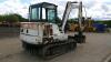 1999 BOBCAT 341 rubber tracked excavator S/n: 230611060 with bucket, blade, piped & Q/hitch (All hour and odometer readings are unverified and unwarranted) - 5