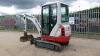 2015 TAKEUCHI TB216 rubber tracked excavator c/w bucket, blade, piped & expanding tracks (s/n 2160002217) (All hour and odometer readings are unverified and unwarranted) - 3