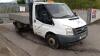 2011 FORD TRANSIT 115 tipper (YG11 UOE) (White) (MoT 11th October 2022) (V5, MoT & other history in office) (All hour and odometer readings are unverified and unwarranted) - 2