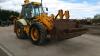 1994 JCB 4CX Sitemaster backhoe loader (M784 XSN) with 2 buckets, 4in1, 4-wheel steer & forks (All hour and odometer readings are unverified and unwarranted) - 7