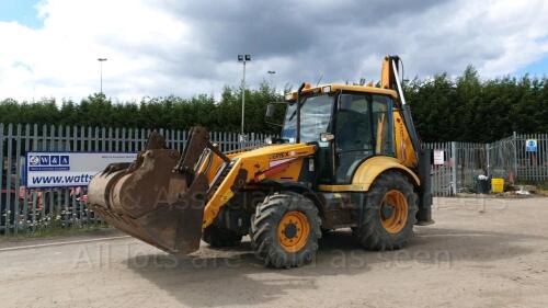 2003 TEREX 860 backhoe loader (FP53 DFL) with 4 buckets, 4 in 1, forks & extra-dig (All hour and odometer readings are unverified and unwarranted)