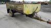 FRASER single axle steel tipping trailer - 6