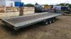 BATESON B32 X135 3.5t tilt bed tri-axle trailer (s/n SBNPT66AKKSG49189) (Certificate of conformity, handbook & RHINO winch remote in office - 3