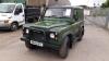 1998 LAND ROVER DEFENDER 90 4x4 2.5 tdi (R645 OFT) (Green) (MoT 7th June 2023) (V5, MoT & other details in office) (No Vat) (All hour and odometer readings are unverified and unwarranted) - 9