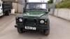 1998 LAND ROVER DEFENDER 90 4x4 2.5 tdi (R645 OFT) (Green) (MoT 7th June 2023) (V5, MoT & other details in office) (No Vat) (All hour and odometer readings are unverified and unwarranted) - 10