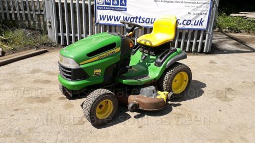 2008 JOHN DEERE X140 petrol hydrostatic ride on mower (48'' deck) S/n:022422