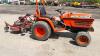 KUBOTA B1550 HST 4wd tractor c/w rear 4ft topper (s/n 61917) - 4