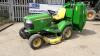 2008 JOHN DEERE X748 4wd diesel hydrostatic compact c/w mower deck, grass collector & aux hydraulics S/n:030540