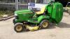 2008 JOHN DEERE X748 4wd diesel hydrostatic compact c/w mower deck, grass collector & aux hydraulics S/n:030540 - 2