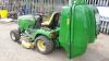 2008 JOHN DEERE X748 4wd diesel hydrostatic compact c/w mower deck, grass collector & aux hydraulics S/n:030540 - 10