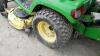 2008 JOHN DEERE X748 4wd diesel hydrostatic compact c/w mower deck, grass collector & aux hydraulics S/n:030540 - 11