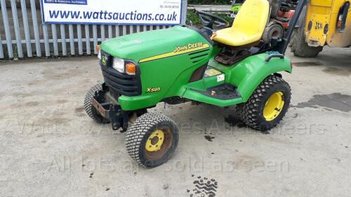 2005 JOHN DEERE X595 4wd diesel hydrostatic ride on tractor, cutting deck & aux hydraulics (CU05 DNY) (V5 in office)