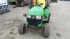 2005 JOHN DEERE X595 4wd diesel hydrostatic ride on tractor, cutting deck & aux hydraulics (CU05 DNY) (V5 in office) - 3