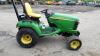 2005 JOHN DEERE X595 4wd diesel hydrostatic ride on tractor, cutting deck & aux hydraulics (CU05 DNY) (V5 in office) - 5