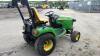 2005 JOHN DEERE X595 4wd diesel hydrostatic ride on tractor, cutting deck & aux hydraulics (CU05 DNY) (V5 in office) - 6