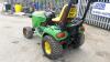 2005 JOHN DEERE X595 4wd diesel hydrostatic ride on tractor, cutting deck & aux hydraulics (CU05 DNY) (V5 in office) - 8