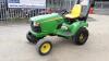 2005 JOHN DEERE X595 4wd diesel hydrostatic ride on tractor, cutting deck & aux hydraulics (CU05 DPF) (V5 in office)