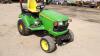 2005 JOHN DEERE X595 4wd diesel hydrostatic ride on tractor, cutting deck & aux hydraulics (CU05 DPF) (V5 in office) - 3