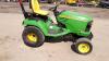 2005 JOHN DEERE X595 4wd diesel hydrostatic ride on tractor, cutting deck & aux hydraulics (CU05 DPF) (V5 in office) - 4