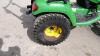 2005 JOHN DEERE X595 4wd diesel hydrostatic ride on tractor, cutting deck & aux hydraulics (CU05 DPF) (V5 in office) - 12