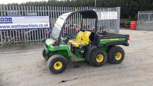 2009 JOHN DEERE GATOR 6 x 4 diesel utv c/w electric tip (MD59 YAU) (s/n 050100)