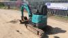 KOBELCO SK09 rubber tracked excavator with 3 buckets (s/n PA02-00710) (All hour and odometer readings are unverified and unwarranted) - 3