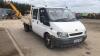 2006 FORD TRANSIT 350 LWB crew cab tipper (YG56 DUH) (White) (MoT until 18th of May 2023) (V5 & MoT in office) (All hour and odometer readings are unverified and unwarranted) - 6