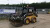 NEW HOLLAND LS160 skid steer loader S/n: 162999 with grab bucket (All hour and odometer readings are unverified and unwarranted)