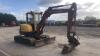 KUBOTA U45-3 rubber tracked excavator with bucket, blade, piped & Q/Hitch (s/n Z075113) (All hour and odometer readings are unverified and unwarranted) - 6