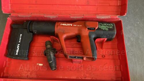 HILTI DXA41 cordless stud gun c/w case