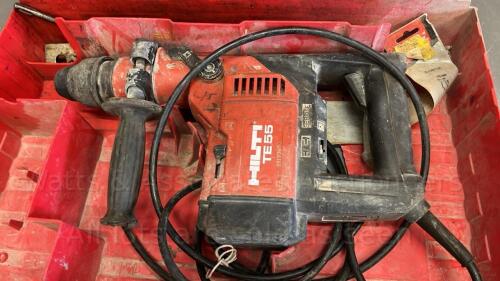 HILTI TE55 110v breaker c/w case