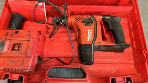 HILTI TE6-A36 cordless drill c/w case