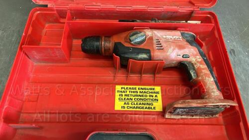 HILTI TE2-A22 cordless drill c/w case