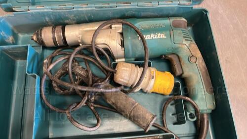 MAKITA 110v drill c/w case