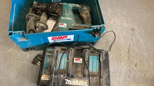 MAKITA 36v cordless drill c/w case