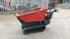 TD500HL petrol driven rubber tracked high tip power barrow