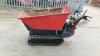 TD500HL petrol driven rubber tracked high tip power barrow - 2