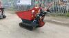 TD500HL petrol driven rubber tracked high tip power barrow - 3