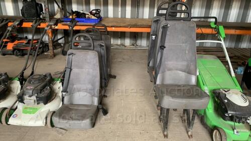 5 x van seats c/w seatbelts